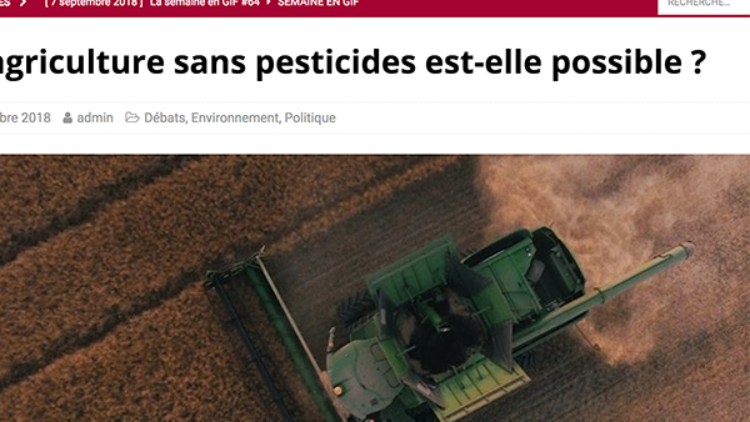 Une agriculture sans pesticides est-elle possible ?