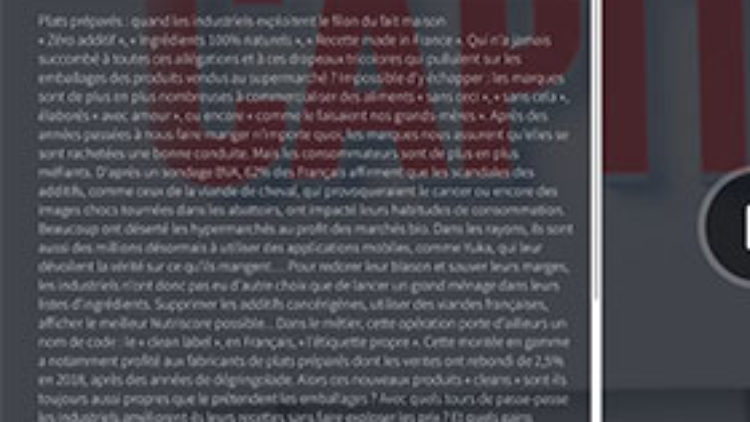 Capital M6 : Aliments bio, naturels, sans additif : faut-il être riche pour manger sain ?