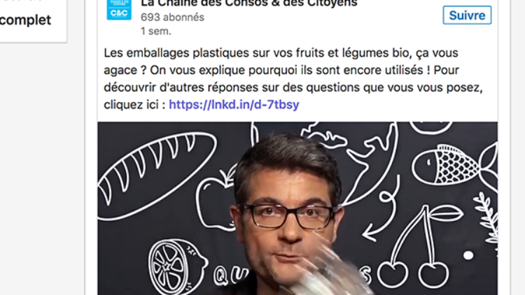 Les emballages plastiques sur nos fruits et légumes