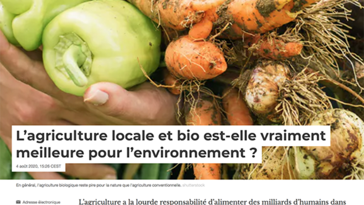 L’agriculture locale et bio est-elle vraiment meilleure pour l’environnement ?
