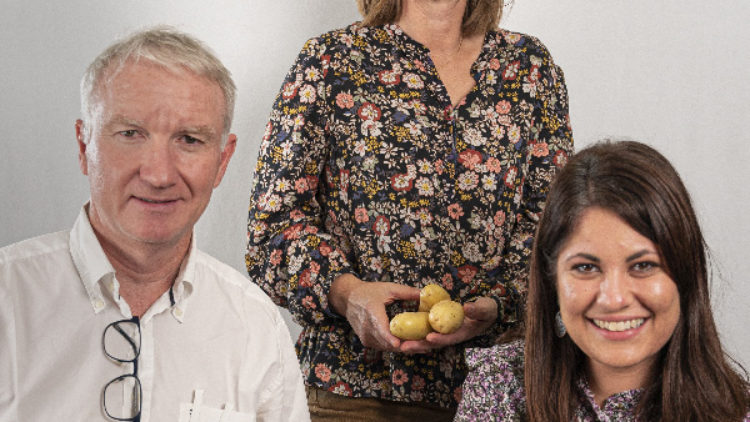 Ghyzlane, Nathalie, Valery, la coopérative de Noirmoutier (pomme de terre primeur)
