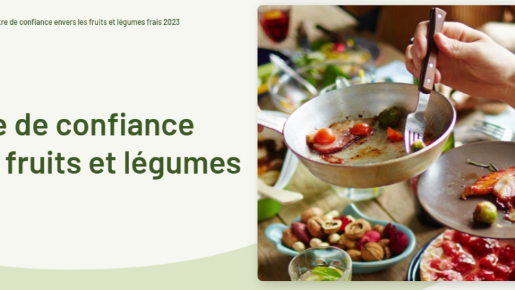 Baromètre de confiance envers les fruits et légumes frais 2023