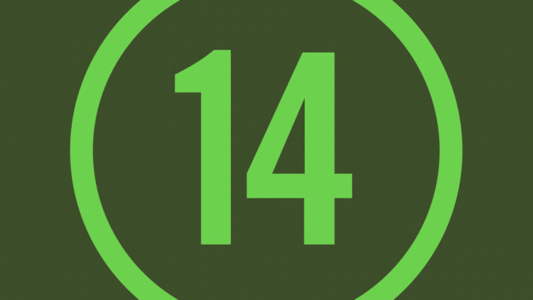 Le chiffre clé du mois : 14