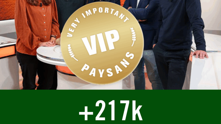 Very Important Paysan : plus de 217 000 téléspectateurs déjà au rendez-vous