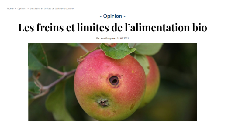 Les freins et limites de l’alimentation bio